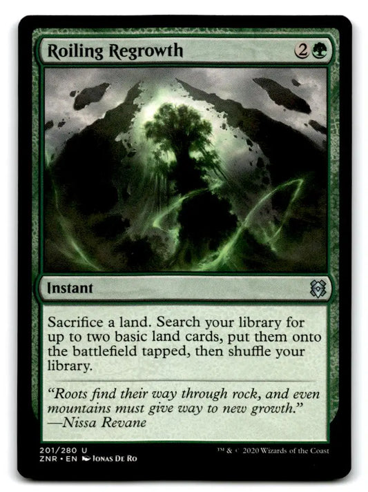 Zendikar Rising #201 Roiling Regrowth - Trading Card