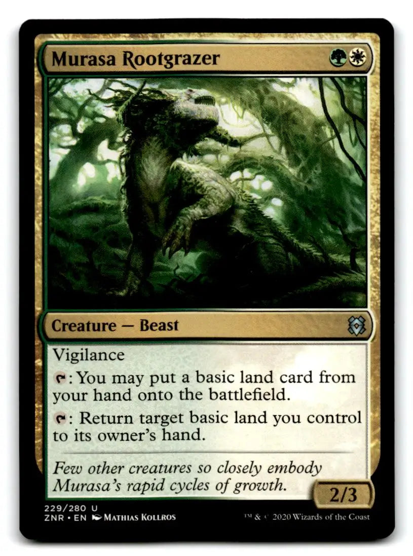 Zendikar Rising #229 Murasa Rootgrazer - Trading Card