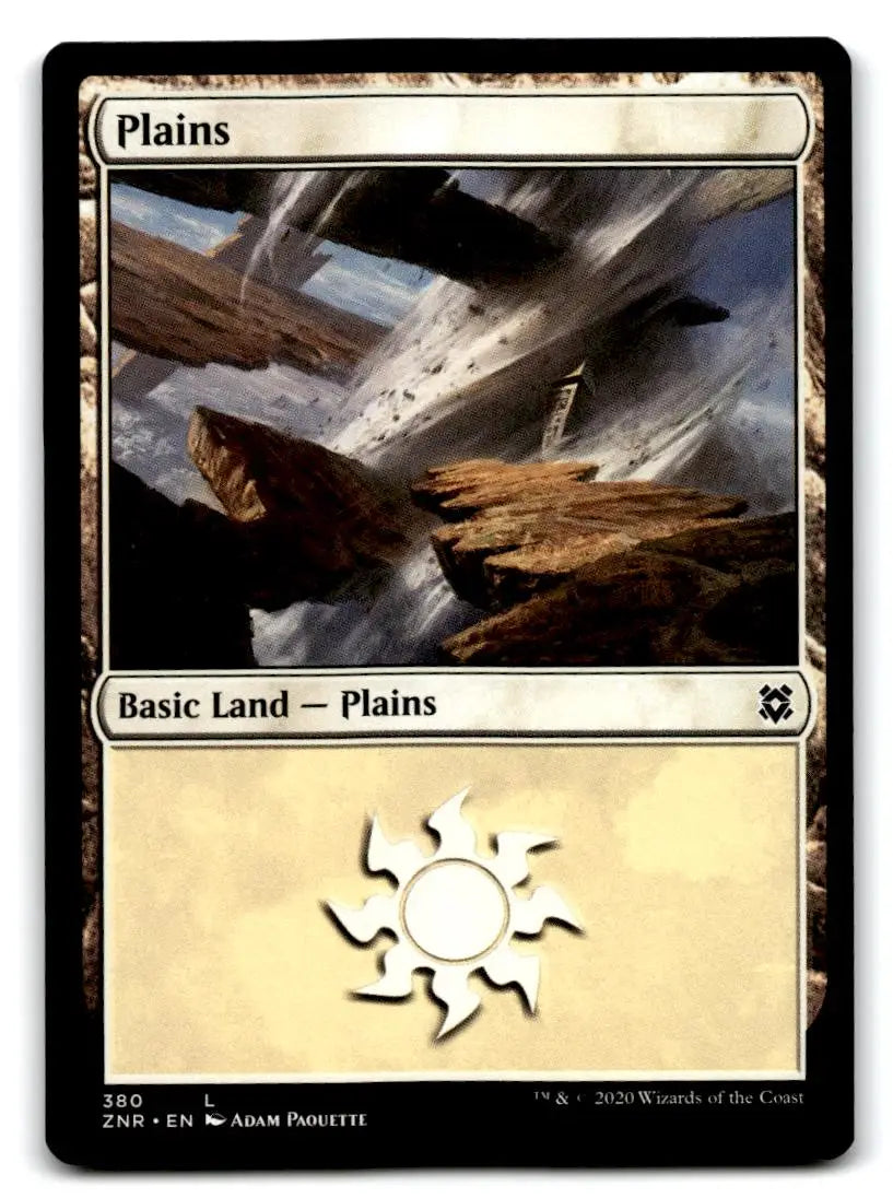 Zendikar Rising #380 Plains - Card