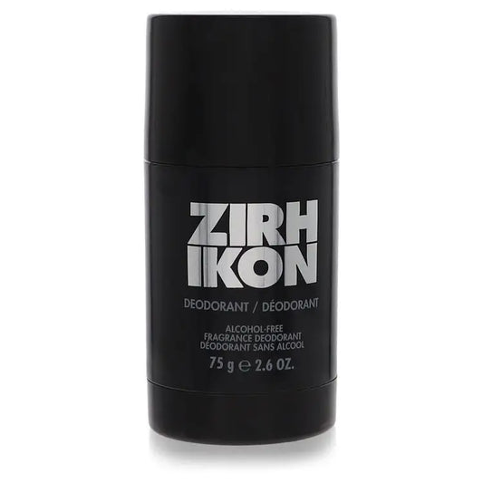 Black cylindrical Zirh Ikon alcohol-free fragrance deodorant stick 2.6 oz