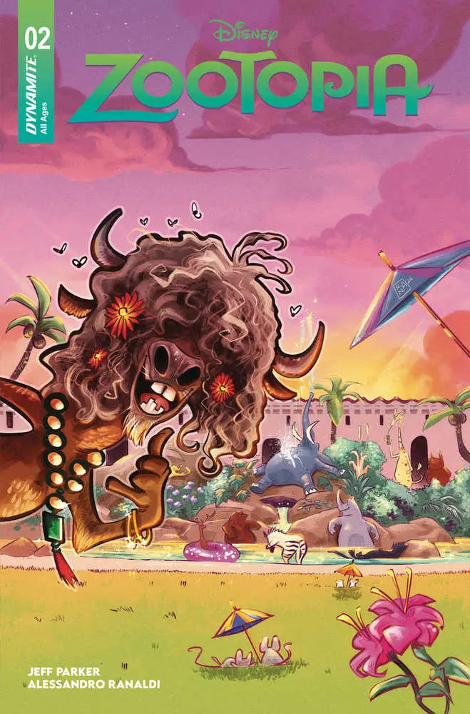 Zootopia comic book cover Zootopia #2 Cover B Ranaldi featuring characters and vibrant art